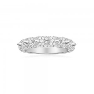 Silver 'hérisson' Ring