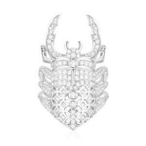 Silver Scarab Ring