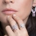 Silver Pink L'aviateur Ring