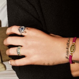 Silver Pop Lucky Eye Ring