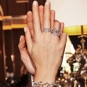 Silver Festival Leaf Open Ring
