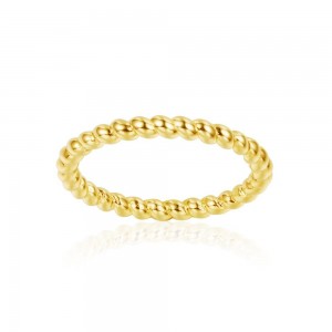 Yellow Silver Soleil Classic Small Ring