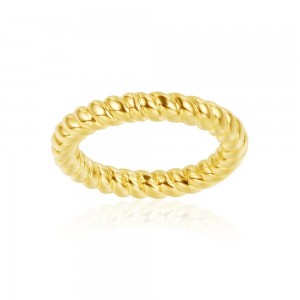 Yellow Silver Soleil Classic Ring