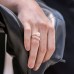 Pink Silver 'spike' Ring With Pearl