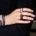 Pink Silver KalÉidoscope Classic Ring