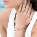 Silver X-shape Cuff