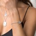 Silver Star Bracelet With Mother Of Pearl