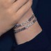 Silver 'love' Chain Bracelet