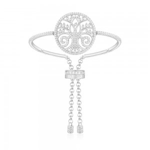 Silver Harmonie Tree Of Life Bracelet