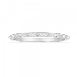 Silver 'hérisson' Bangle