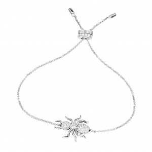Silver 'ants' Bracelet