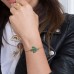 Yellow Silver Arc-en-ciel  Cactus Bracelet