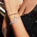 Silver Festival Leaf Open Cuff