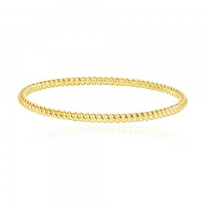 Yellow Silver Soleil Classic Bangle