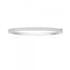 Silver KalÉidoscope Bangle