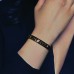 Black Silver Not Available Open Cuff