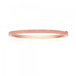 Pink Silver KalÉidoscope Bangle