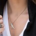 Yellow Silver Rexy Necklace