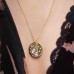 Yellow Silver Rocket Pendant Necklace