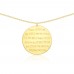Yellow Silver Scarab Necklace