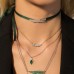 Silver Croco Choker-bracelet