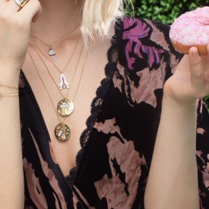 Multi-colour Spaceship Necklace