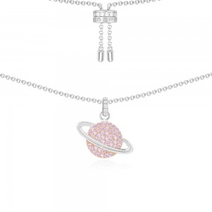 Silver Silver Planet Necklace