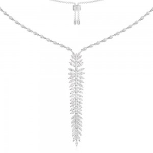 Silver Palme Necklace
