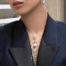 Silver 'eternelles' Necklace With Pearl