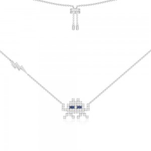 Silver 'space Shooter’ Necklace
