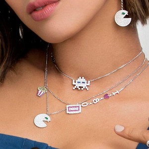 Silver 'space Shooter’ Necklace