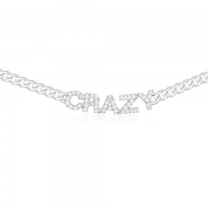Silver 'crazy' Chain Necklace