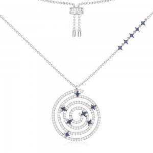 Silver Mandala Necklace