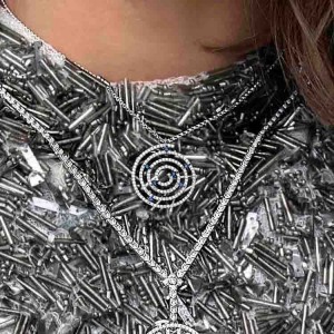 Silver Mandala Necklace