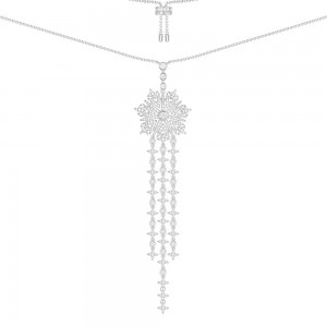 Silver Harmonie Long Necklace