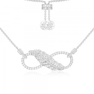 Silver 'feather' Necklace