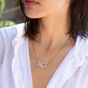 Silver 'feather' Necklace