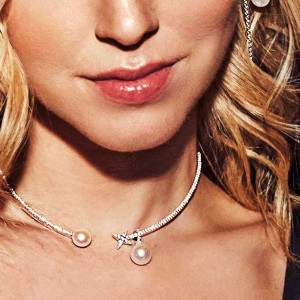Silver Festival Open Choker With Pearl