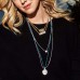 Silver KalÉidoscope Necklace With Floral Locket