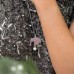 Silver Equilibre Pink Elephant Necklace With Pearl
