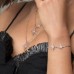 Pink Silver Double Meteorites Necklace